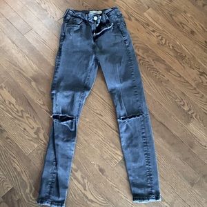 Top shop Jamie style jeans in black